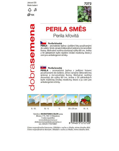 Dobrá semena Perila krovitá