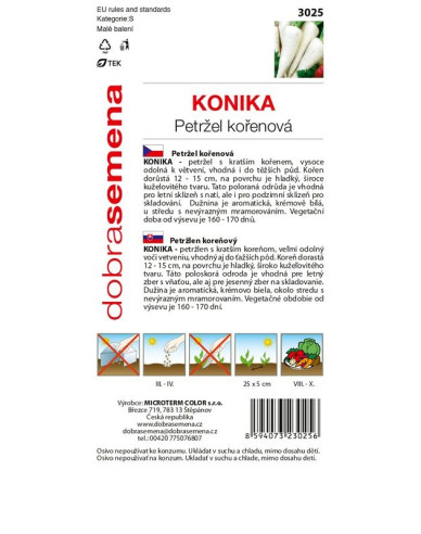 Dobrá semena Petržlen záhradný - koreňový ´Konika´