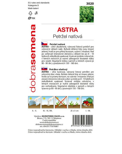 Dobrá semena Petržlen záhradný vňaťový ´Astra´