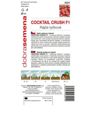 Dobrá semena Rajčiak kolíkový ´Coctail Crush F1´