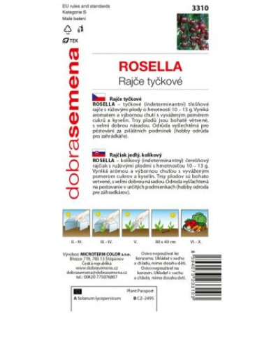Dobrá semena Rajčiak kolíkový ´Rosella´