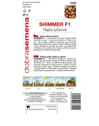 Dobrá semena Rajčiak kolíkový ´Shimmer F1´