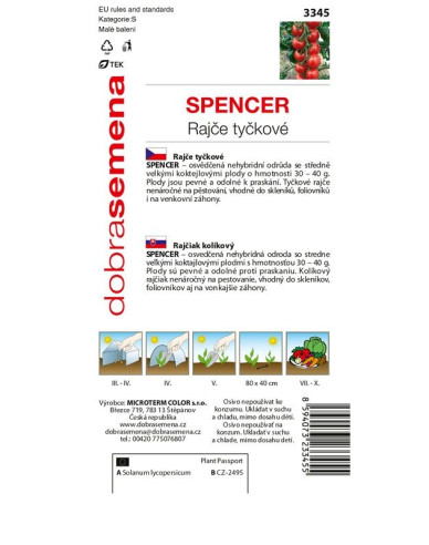 Dobrá semena Rajčiak kolíkový ´Spencer´