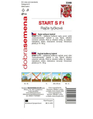 Dobrá semena Rajčiak kolíkový ´Start S F1´