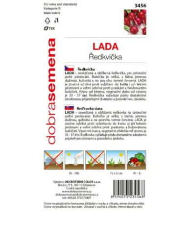 Dobrá semena Reďkovka červená ´Lada´