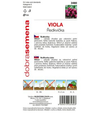 Dobrá semena Reďkovka fialová ´Viola´