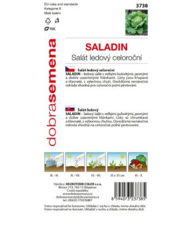 Dobrá semena Šalát hlávkový ´Saladin´