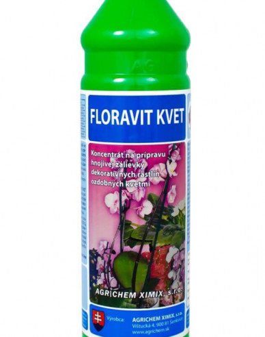Floravit Kvet 0,5l - hnojivo na kvitnúce rastliny