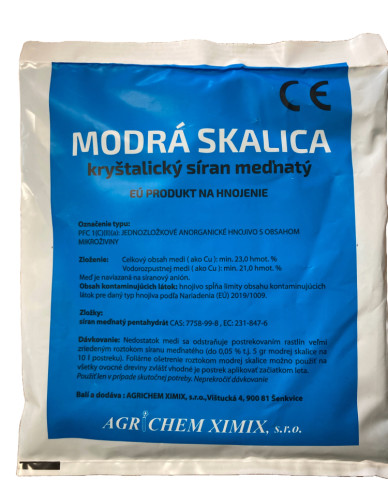 Agrichem Modrá skalica - síran meďnatý 0,5kg