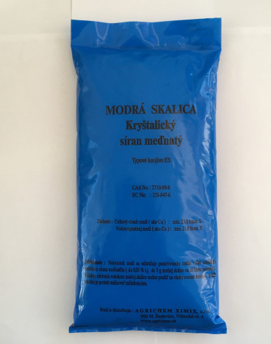 Agrichem Modrá skalica - síran meďnatý 1kg