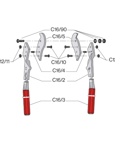 FELCO C16 Kliešte dvojručné
