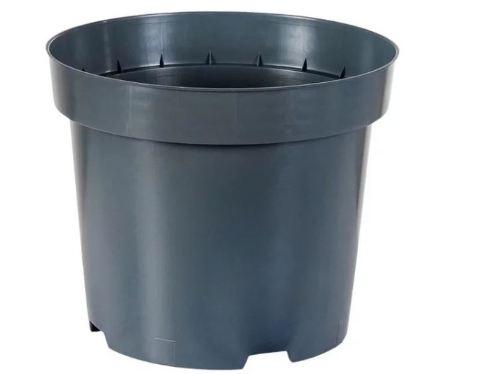 Kvetináč plastový okrúhly 7,5L, Ø25 x 21 cm