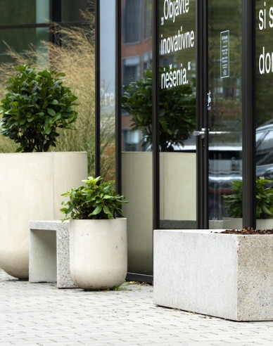 Kvetináč Terratico Fusion Essen L Pearl