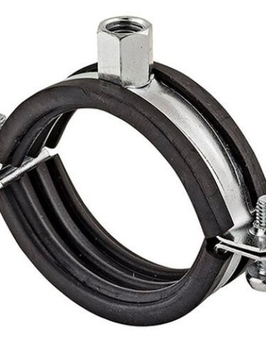 Objímka  60-64 mm dvojskrutková M8/10 so skrutkou