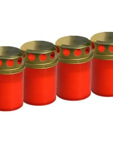 Kahanec plastový červený 40ks