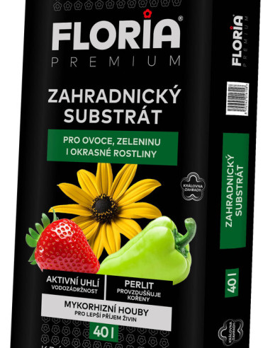 Floria - substrát záhradnícky s mikorhízou 40l