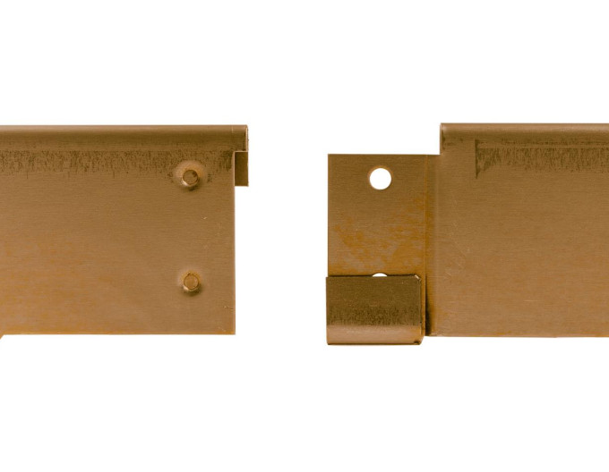 Obrubník oceľový Corten L 200 x 5 x 5 cm