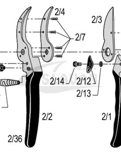 Felco 2/16 ozubený sektor- ozubená poistka na všetky typy nožníc