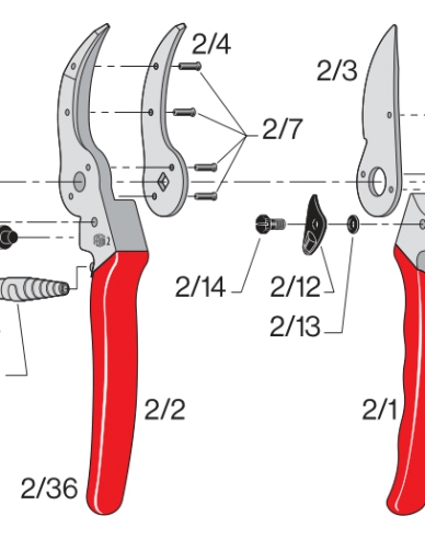 FELCO 2 Záhradné nožnice