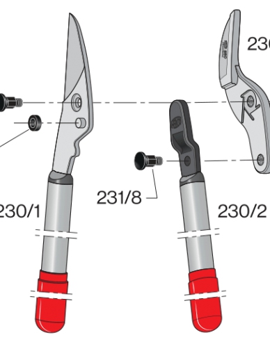 FELCO 230 Obojručné nožnice na konáre