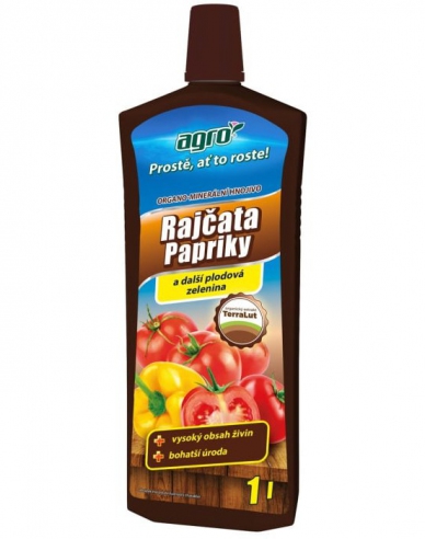 Agro organicko-minerálne hnojivo na paradajky a papriku 1l