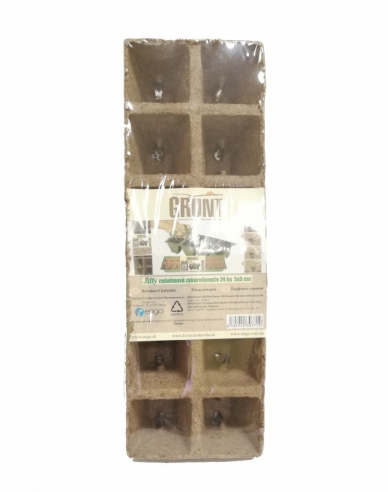 Grunt - Rašelinové zakoreňovače 24ks 5x5cm