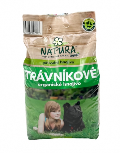 Natura trávnikové organické  hnojivo 8kg